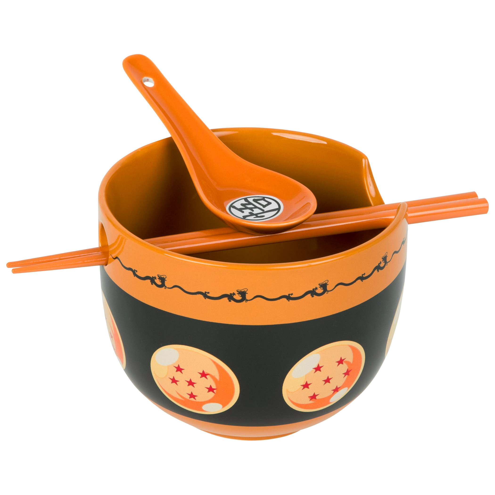 Dragon Ball Z Ramen Bowl with Chopsticks and Spoon